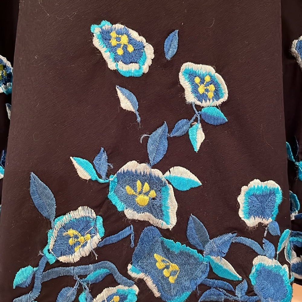Persaman New York Boho Embroidered Skirt Size 10 - Picture 3 of 8